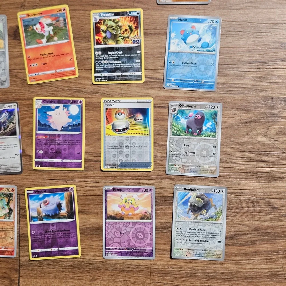Lot‎ of 31 Pokemon TCG Cards Reverse Holo Tyranitar Articuno Lapras Pokemon GO